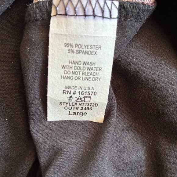 *NEW* Haptics Black and Red Plaid Long Sleeve Tunic Top Holiday, Cozycore L - Picture 7 of 7